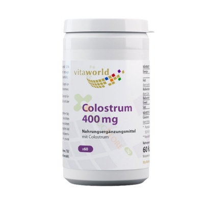 КОЛАСТРА капсули 400 мг 60 броя / VITA WORLD COLOSTRUM  