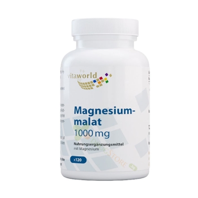 МАГНЕЗИЙ МАЛАТ капсули 120 броя / VITA WORLD MAGNESIUM MALAT