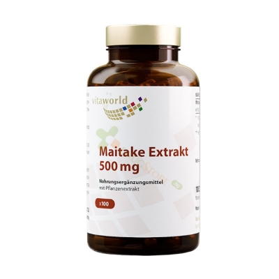 МАЙТАКЕ ЕКСТРАКТ капсули 500 мг 100 броя / VITA WORLD MAITAKE EXTRACT 