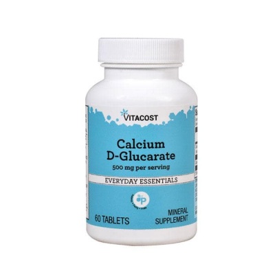 КАЛЦИЕВ Д - ГЛЮКАРАТ таблетки 500 мг. 60 броя / VITACOST CALCIUM D - GLUCARATE