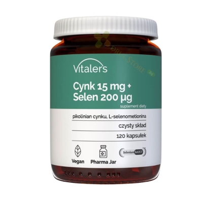 ЦИНК + СЕЛЕН капсули 120 броя / VITALER'S ZINC + SELENIUM