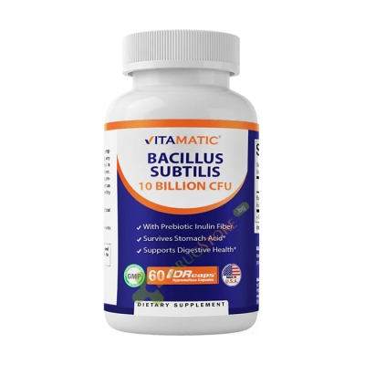 ВИТАМАТИК БАЦИЛУС СУБТИЛИС капсули 60 броя / VITAMATIC BACILLUS SUBTILIS 