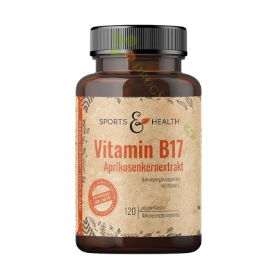 ВИТАМИН B17 капсули 120 броя / SPORTS & HEALTH SOLUTIONS VITAMIN B17