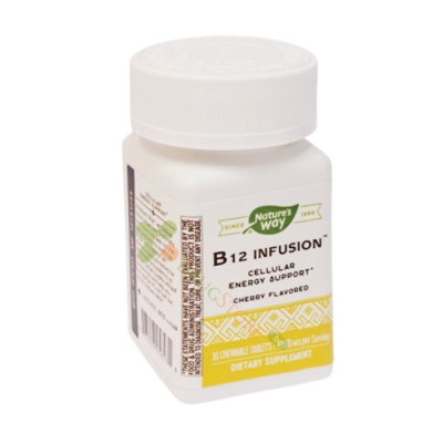 ВИТАМИН Б 12 дъвчащи таблетки 1000 мкг 30 броя / ENZYMATIC THERAPY VITAMIN B12
