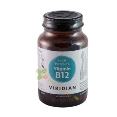 ВИТАМИН B12 капсули 1000 мкг 60 броя / VIRIDIAN VITAMIN B12