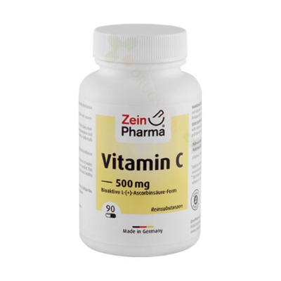 ВИТАМИН C капсули 500 мг 90 броя / ZEIN PHARMA VITAMIN C
