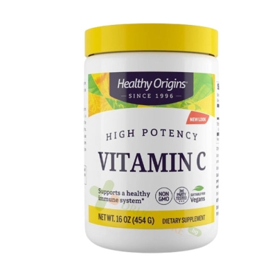 ВИТАМИН C прах 454 г / HEALTHY ORIGINS HIGH POTENCY VITAMIN C powder 