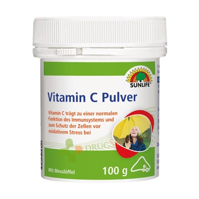 ВИТАМИН C прах 100 г / SUNLIFE VIAMIN C powder 