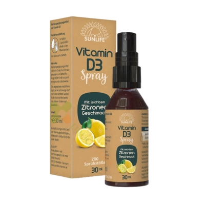 ВИТАМИН D 800 IU спрей 30 мл / SUNLIFE VITAMIN D 800 IU spray 