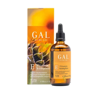 ВИТАМИН E КОМПЛЕКС капки 100 IU 95 мл / GAL VITAMIN E COMPLEX drops 100 IU