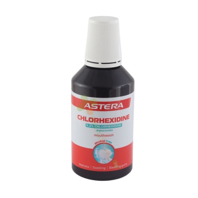 ВОДА ЗА УСТА АСТЕРА CHLORHEXIDINE 300 мл / AROMA ASTERA CHLORHEXIDINE MOUTHWASH