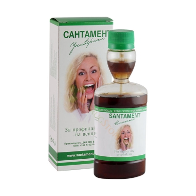 ВОДА ЗА УСТА САНТАМЕНТ 150 мл / SANTAMENT MOUTHWASH