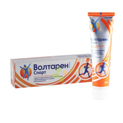 ВОЛТАРЕН ЕМУЛГЕЛ СПОРТ 1.16% гел 60 г / HALEON VOLTAREN EMULGEL SPORT 1.16% gel 
