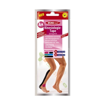 ВУНДМЕД КИНЕЗИО ЛЕНТА ЗА ГЛЕЗЕН 1 брой / WUNDMED KINESIO TAPE ANKLE