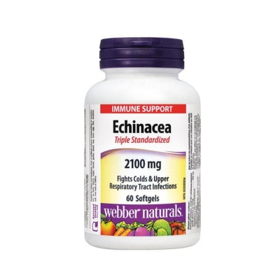 ЕХИНАЦЕЯ капсули 2100 мг. 60 броя / WEBBER NATURALS ECHINACEA