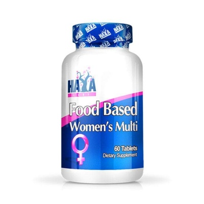 ХАЯ ЛАБС МУЛТИВИТАМИНИ ЗА ЖЕНИ таблетки 60 броя / HAYA LABS FOOD BASED WOMENS MULTIVITAMINS