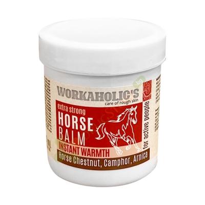 ЗАГРЯВАЩ КОНСКИ БАЛСАМ ЗА ТЯЛО 125 мл / WORKAHOLIC'S  EXTRA STRONG HORSE BALM INSTANT WARMTH