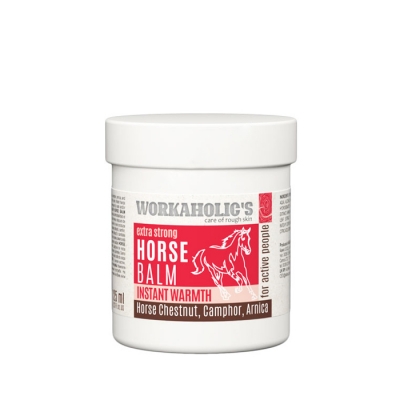 ЗАГРЯВАЩ КОНСКИ БАЛСАМ ЗА ТЯЛО 125 мл / WORKAHOLIC'S  EXTRA STRONG HORSE BALM INSTANT WARMTH