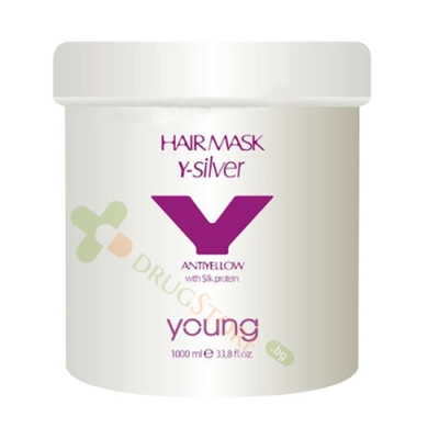 ЯНГ СИЛВЪР МАТИРАЩА МАСКА ЗА КОСА 1 л / YOUNG Y-SILVER MASK WITH ANTI-YELLOW EFFECT