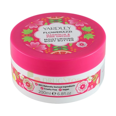 МАСЛО ЗА ТЯЛО МАГНОЛИЯ И ОРХИДЕЯ 200 мл / YARDLEY LONDON MAGNOLIA & PINK ORCHID BODY BUTTER