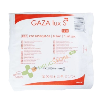 МАРЛЯ 0.5 кв. м. СТЕРИЛНА / ZARYS CUTTING GAUZE 0.5 sq. m. STERILE