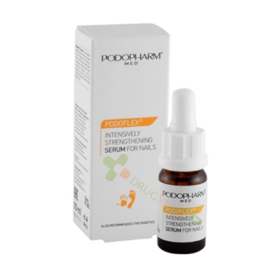 ЗАЗДРАВЯВАЩ СЕРУМ ЗА НОКТИ 10 мл / PODOPHARM MED PODOFLEX INTENSIVE STRENGTHENING SERUM FOR NAILS