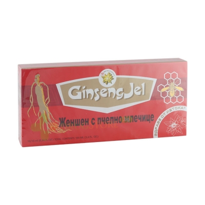 ЖЕНШЕН + ПЧЕЛНО МЛЕЧИЦЕ флакон 10 броя /  TNT 21 GINSENG GEL