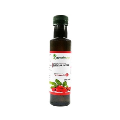 ЗДРАВНИЦА МАСЛО ОТ ШИПКА 250 мл. / ZDRAVNITSA ROSEHIP SEEDS OIL 250 ml.