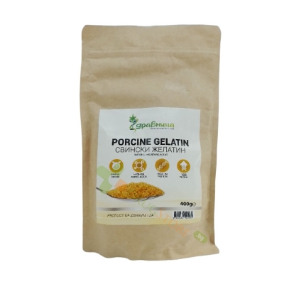 ЗДРАВНИЦА СВИНСКИ ЖЕЛАТИН НА ПРАХ 400 г / ZDRAVNITZA PORK GELATIN POWDER 