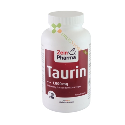 ЗЕИН ФАРМА ТАУРИН капсули 1000 мг 120 броя / ZEIN PHARMA TAURIN capsules 1000 mg