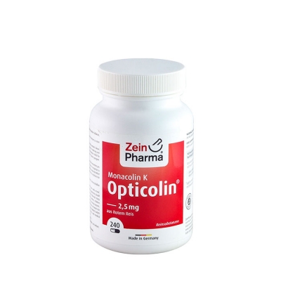 ОПТИКОЛИН - МОНАКОЛИН К - ЧЕРВЕН ОРИЗ капсули 240 броя / ZEIN PHARMA MONACOLIN K OPTICOLIN