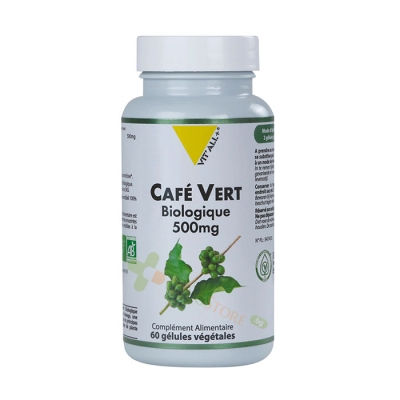 ЗЕЛЕНО КАФЕ капсули 500 мг 60 броя / VIT`ALL+ GREEN COFFEE 