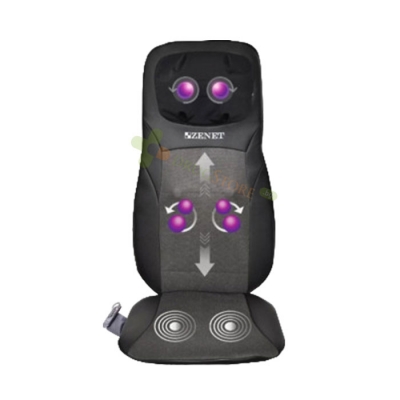 ЗЕНЕТ СЕДАЛКА МАСАЖИРАЩА ЗА ГРЪБ И ШИЯ ZET 842 / ZENET SEAT MASSAGING FOR BACK AND NECK ZET 842