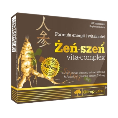 ЖЕН-ШЕН ВИТА-КОМПЛЕКС капсули 30 броя / OLIMP LABS GIN-SENG VITA-COMPLEX