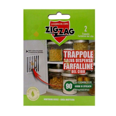 ЗИГ ЗАГ КАПАН ЗА ДОМАШНИ ПЕПЕРУДИ И МОЛЦИ ПО ХРАНИТЕ 2 броя / ZIG ZAG TRAP FOR FOOD MOTHS