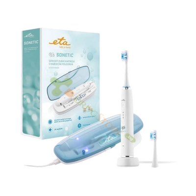 ЗВУКОВА ЧЕТКА ЗА ЗЪБИ SONETIC WHITE / TELESTAR SONETIC WHITE TOOTHBRUSH