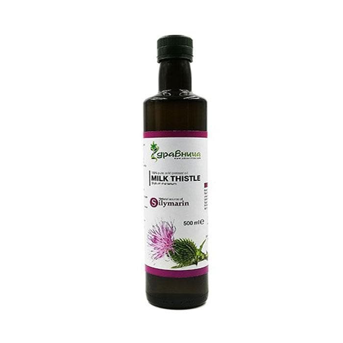 ЗДРАВНИЦА МАСЛО ОТ БЯЛ ТРЪН 500 мл. / ZDRAVNITSA SILYBUM MARIANUM OIL