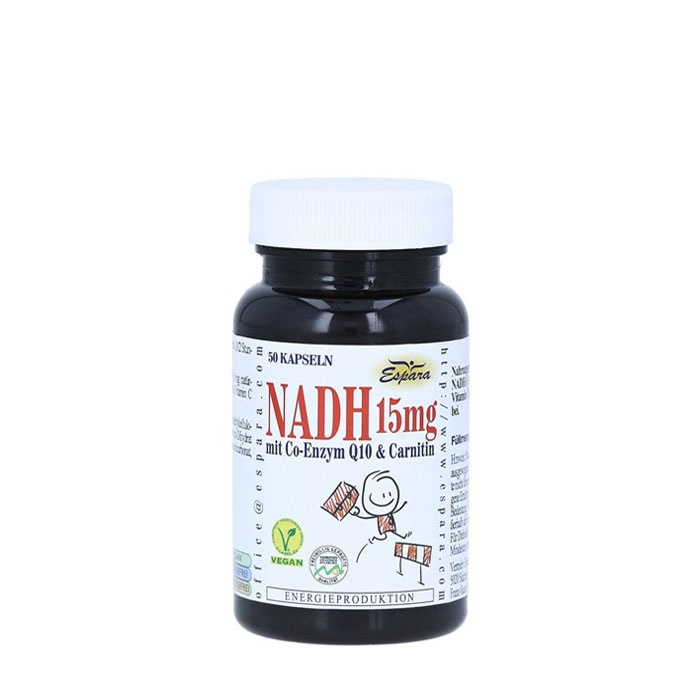 НАДХ С КОЕНЗИМ Q10 + КАРНИТИН капсули 50 броя / ESPARA NADH WITH CO Q 10 + CARNITINE