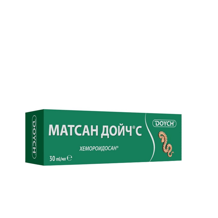 ЗЕЛЕН КРЕМ ПРОТИВ ХЕМОРОИДИ МАТСАН ДОЙЧ С 30 мл. / DOYCH ANTI - HEMORRHOIDALS GREEN CREAM