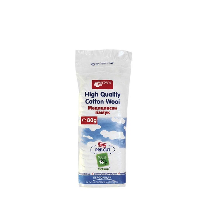 МЕДИЦИНСКИ ПАМУК 80 гр. / MEDICA COTTON MEDICAL
