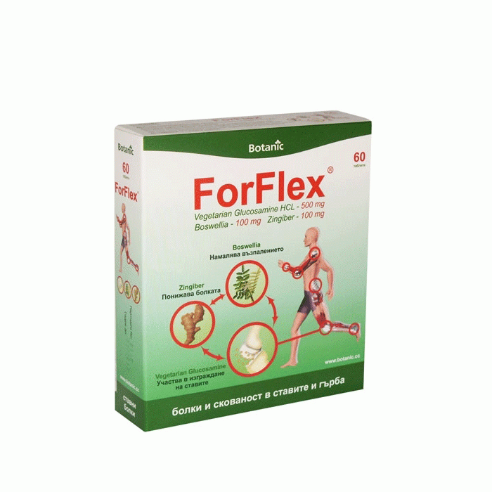 ФОРФЛЕКС таблетки 60 броя / BOTANIC FORFLEX
