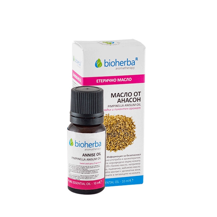 БИОХЕРБА ЕТЕРИЧНО МАСЛО ОТ АНАСОН 10 мл. / BIOHERBA ESSENTIAL ANISE OIL
