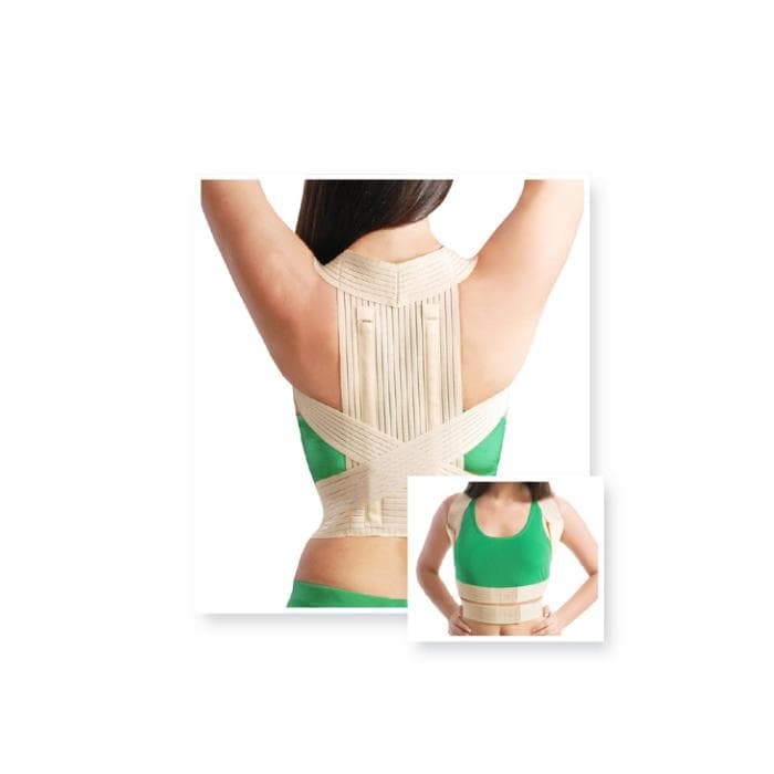 МЕДТЕКСТИЛ КОРЕКТОР С 2 ТВЪРДИ РЕБРА размер S / MEDTEXTILE ELASTIC POSTURE BRACE WITH STEEL STAYS