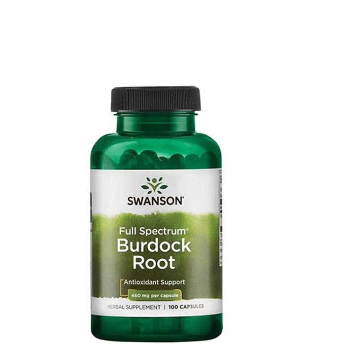 СУОНСЪН РЕПЕЙ КОРЕН капсули 460 мг. 100 броя / SWANSON BURDOCK ROOT