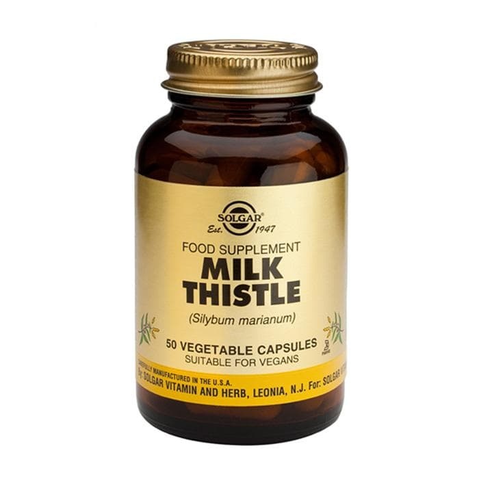 СОЛГАР БЯЛ ТРЪН (МАГАРЕШКИ БОДИЛ) капсули 50 броя / SOLGAR MILK THISTLE