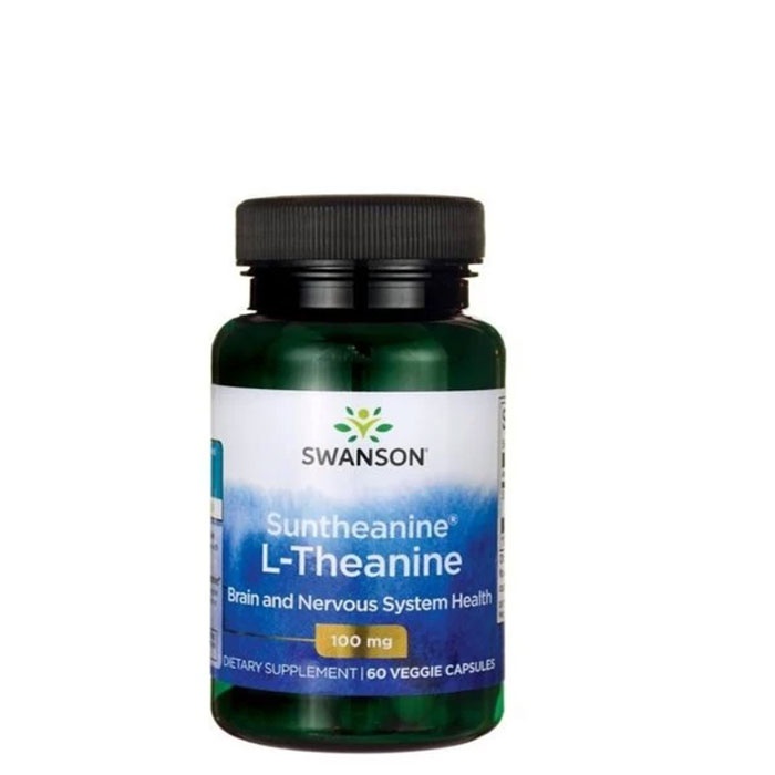 СУОНСЪН САНТЕАНИН Л-ТЕАНИН капсули 100 мг. 60 броя / SWANSON SUNTHEANINE T - THEANINE