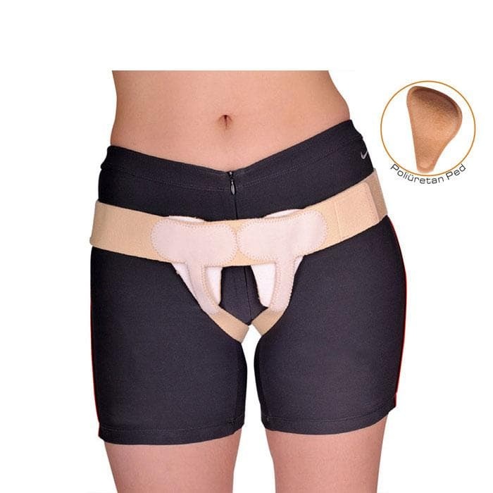 ЕЛАСТИЧЕН ДВУСТРАНЕН БАНДАЖ ЗА ИНГВИНАЛНА ХЕРНИЯ 602 / VARITEKS ELASTICATED DOUBLE SIDED INGUINAL HERNIA BANDAGE 602