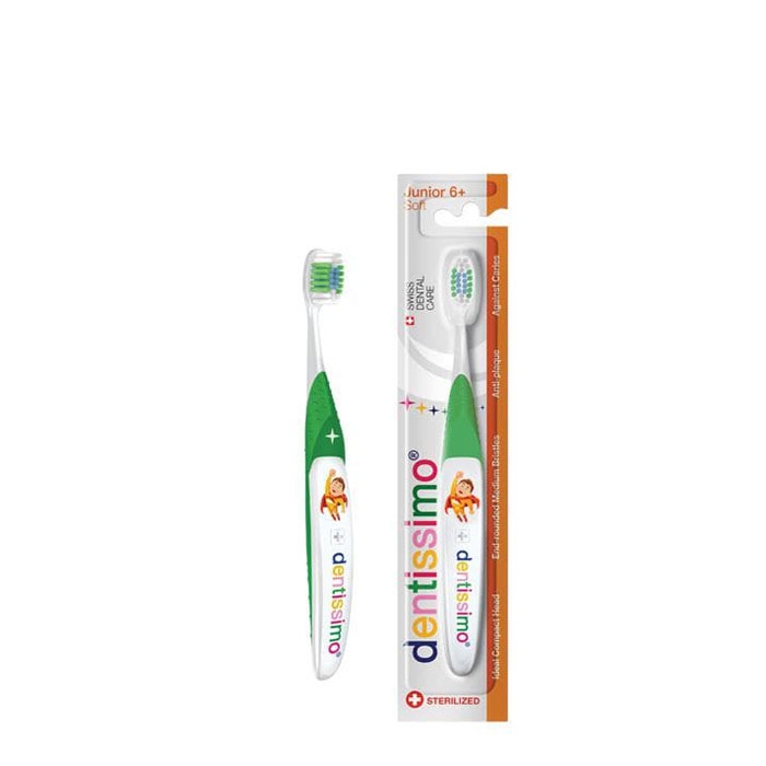 ЧЕТКА ЗА ЗЪБИ ДЕНТИСИМО ДЖУНИЪР СОФТ 6+ г. / DENTISSIMO TOOTHBRUSH DENTISSIMO JUNIOR SOFT