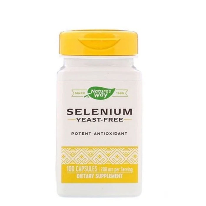 СЕЛЕН капсули 200 мкг 100 броя / NATURE&#039;S WAY SELENIUM