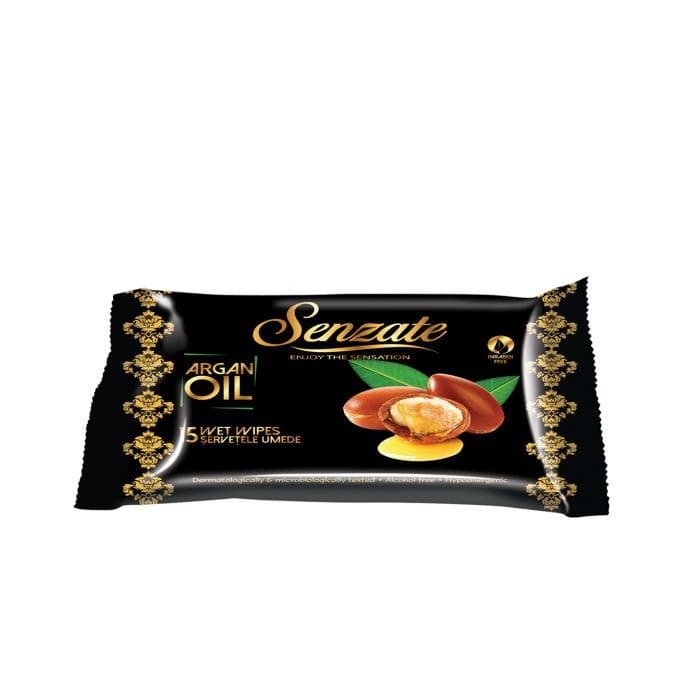 МОКРИ КЪРПИ С АРГАНОВО МАСЛО 15 бр. / GRANDE GLORIA WET WIPES SENZATE ARGAN OIL